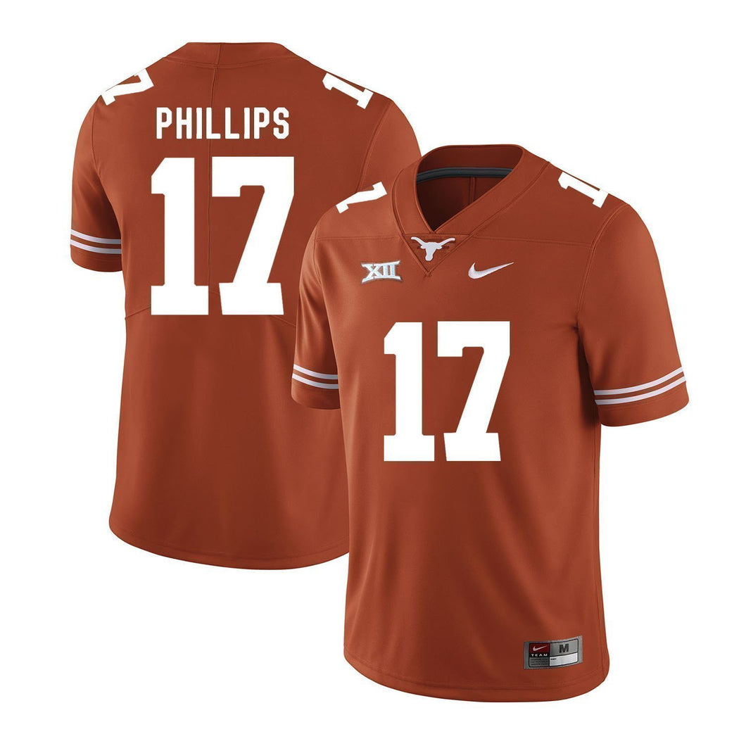 Adrian Phillips Texas Longhorns Football Jersey 2019 - Orange