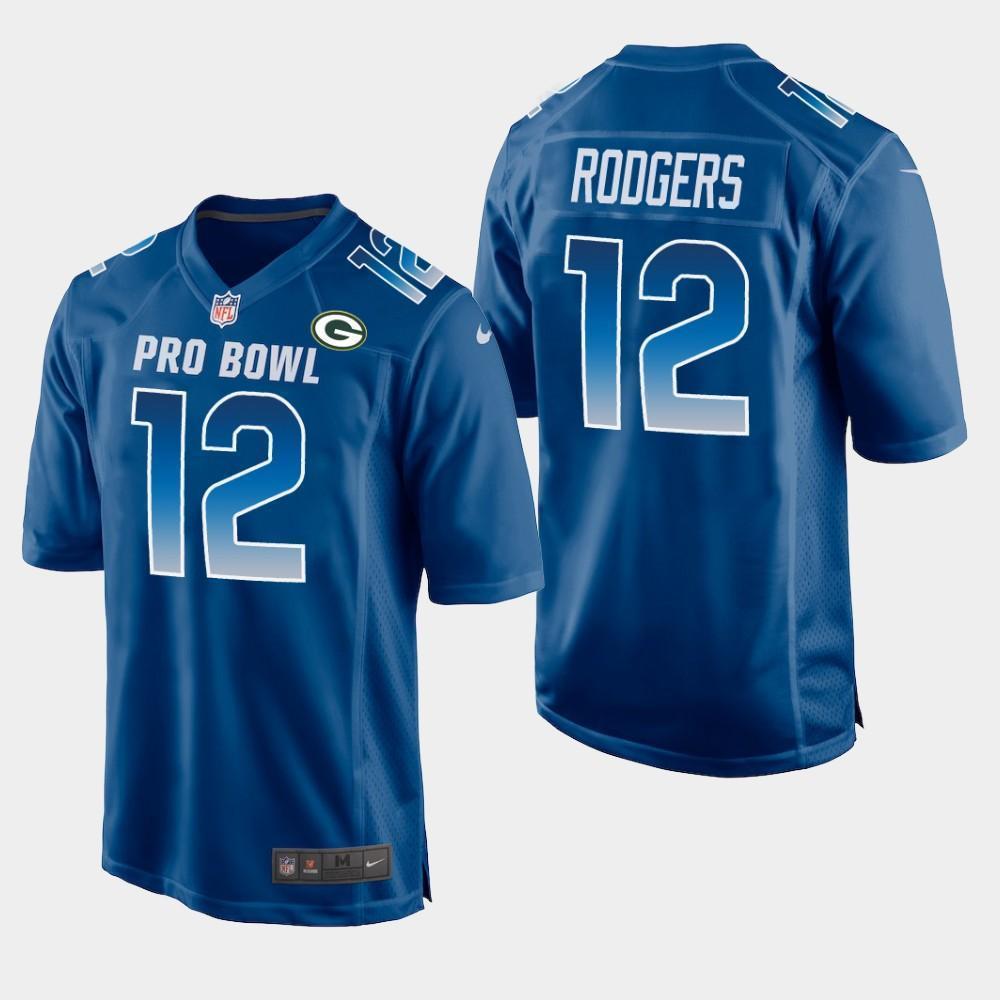 Aaron Rodgers Green Bay Packers NFC 2019 Pro Bowl Game Jersey 2019