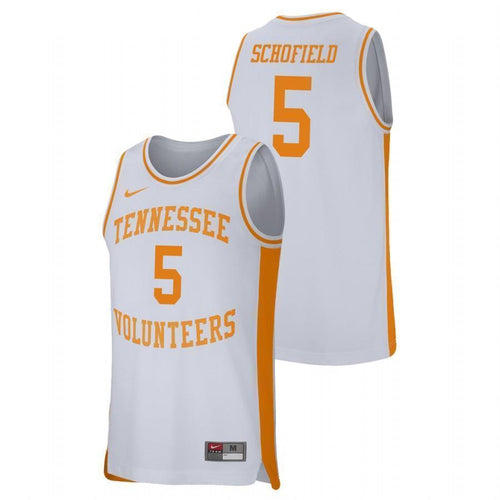 Admiral Schofield Tennessee Volunteers Basketball Jersey 2019 - White