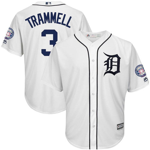 Alan Trammell Detroit Tigers Baseball Player Jersey 2019