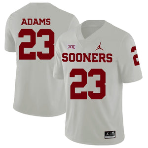 Abdul Adams Oklahoma Sooners Jordan Football Jersey 2019 - White