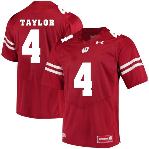 A.J. Taylor Wisconsin Badgers Football Jersey 2019 Red