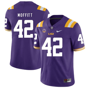 Aaron Moffitt LSU Tigers Football Jersey 2019 - Purple