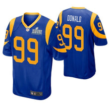 Load image into Gallery viewer, Aaron Donald Los Angeles Rams Super Bowl LIII Game Jersey 2019