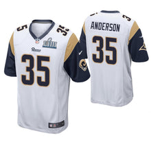 Load image into Gallery viewer, C.J. Anderson Los Angeles Rams Super Bowl LIII Game Jersey 2019