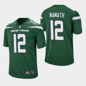 Joe Namath New York Jets 2019 Game Jersey 2019 - Green