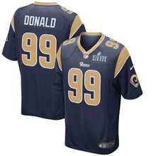 Load image into Gallery viewer, Aaron Donald Los Angeles Rams Super Bowl LIII Game Jersey 2019