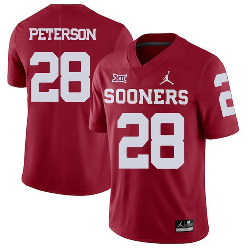 Adrian Peterson Oklahoma Sooners Jordan Football Jersey 2019 - Red