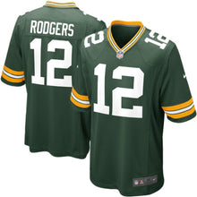 Load image into Gallery viewer, Aaron Rodgers Green Bay Packers Game Jersey 2019