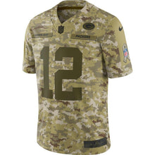 Load image into Gallery viewer, Aaron Rodgers Green Bay Packers Game Jersey 2019 Camo