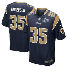 Load image into Gallery viewer, C.J. Anderson Los Angeles Rams Super Bowl LIII Game Jersey 2019