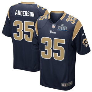 C.J. Anderson Los Angeles Rams Super Bowl LIII Game Jersey 2019